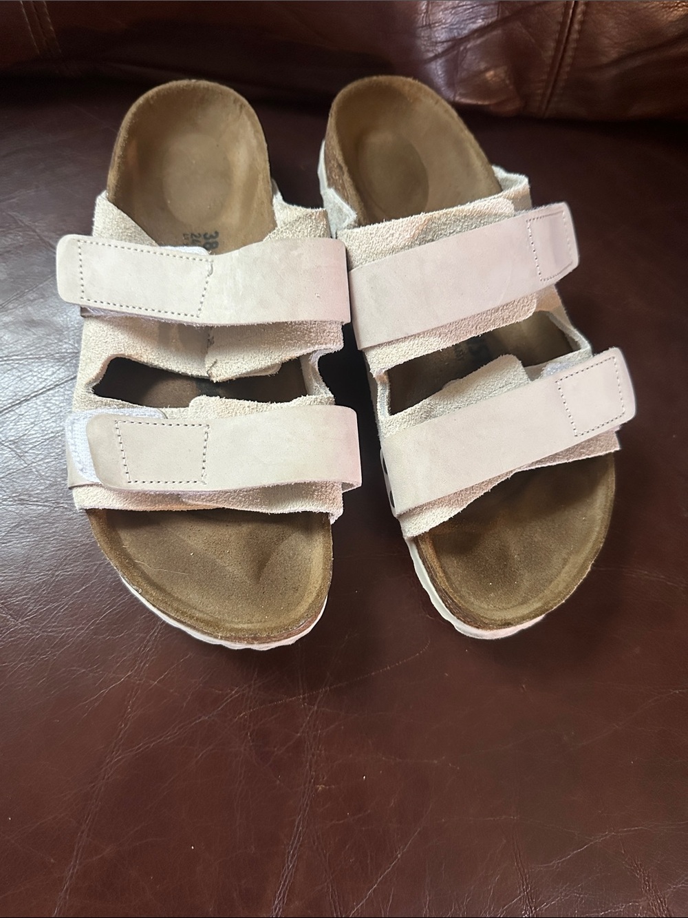 Birkenstock Uji Nubuck Suede Leather Sandals
